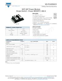 VS-FC420SA15 Datasheet Cover