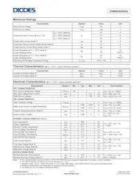 ZXMN6A08GQTA Datasheet Page 2