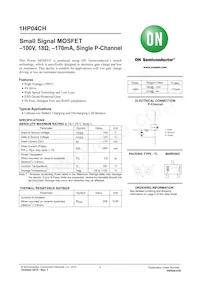 1HP04CH-TL-W Datasheet Cover