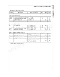 2N5210TFR Datasheet Page 2