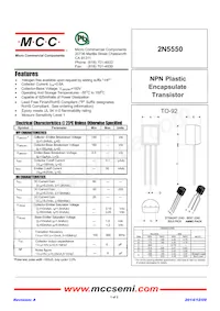 2N5550-AP Datasheet Cover