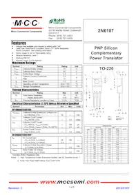 2N6107-AP Datasheet Copertura