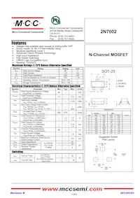 2N7002-TP Datasheet Cover