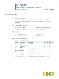 2N7002P Datasheet Page 2
