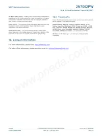 2N7002PW Datasheet Page 15