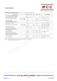 2N7002W-TP Datasheet Page 2