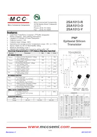 2SA1013-R-AP Datasheet Cover