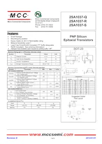 2SA1037-S-AP Datasheet Copertura