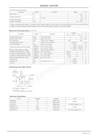 2SA2039-TL-H Datasheet Page 2