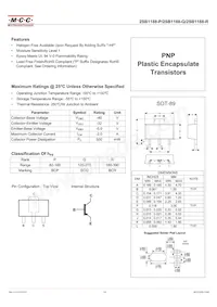 2SB1188-P-TP Datasheet Cover