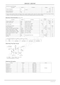 2SB1201T-E Datasheet Pagina 2