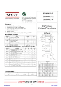 2SB1412-P-TP Datasheet Cover