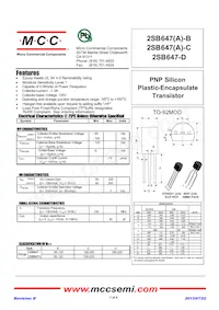 2SB647-D-AP Datasheet Cover