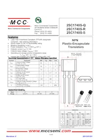 2SC1740S-S-AP Datasheet Cover