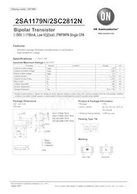 2SC2812N6-CPA-TB-E Datasheet Copertura