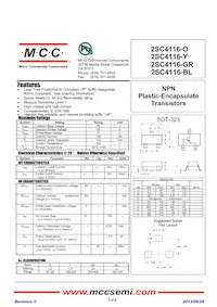2SC4116-Y-TP Datasheet Cover