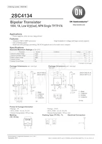 2SC4134T-TL-E Datasheet Cover