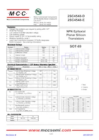 2SC4548-E-TP Datenblatt Cover