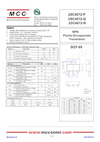 2SC4672-R-TP Datasheet Cover