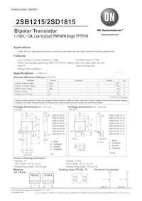 2SD1815T-TL-H Datasheet Cover