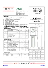 2SD669-D-BP Datenblatt Cover