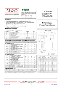 2SD880-Y-BP Datenblatt Cover