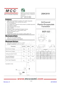 2SK3019-TP Datasheet Cover