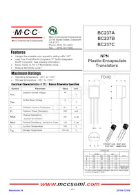 BC237C-AP Datasheet Cover