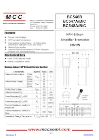 BC547-AP Datasheet Cover