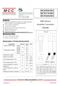 BC558B-AP Datasheet Cover