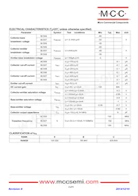 BC558B-AP Datasheet Page 2