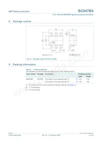BC847BS/ZLX Datasheet Page 9