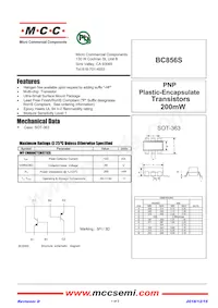 BC856S-TP Datasheet Cover