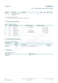 BCM56DSX Datasheet Page 2