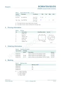 BCM847BS Datasheet Page 2