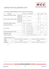 BCP56-10-TP Datasheet Pagina 2