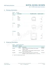 BCP56/ZLX Datasheet Page 3
