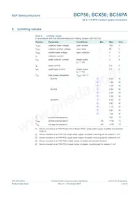 BCP56/ZLX Datasheet Page 5