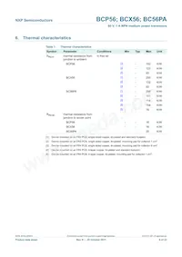 BCP56/ZLX Datasheet Pagina 7