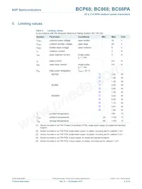 BCP68-25/ZLX Datasheet Pagina 5