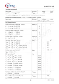 BCV48E6327HTSA1 Datasheet Page 2