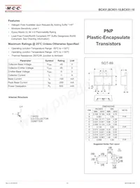 BCX51-10-TP Datasheet Copertura