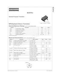 BCX70J Datasheet Pagina 2