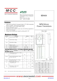 BD439-BP Datasheet Cover