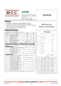 BDW93B-BP Datenblatt Cover