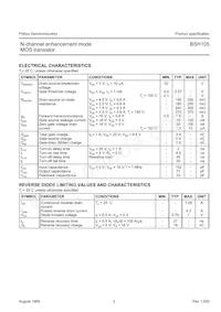BSH105 Datasheet Page 3