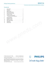 BSH114 Datasheet Pagina 14