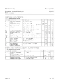 BSH203 Datasheet Pagina 3