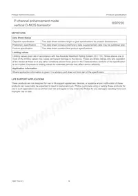 BSP230 Datasheet Page 10