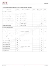 BSS123K-TP Datasheet Page 2
